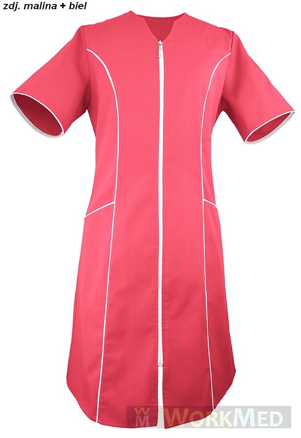 Sukienka medyczna kolor malina model WS-1011